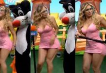 Escándalo en un programa infantil: manosearon a la conductora en vivo