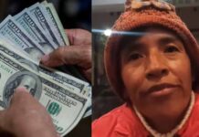 El noble gesto de una vendedora ambulante de Humahuaca con una turista