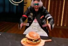 Alex Caniggia lanzará su propia hamburguesa que costará casi $7000