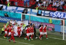 El estremecedor momento en el que el jugador Christian Eriksen se desplomó en pleno partido de Eurocopa