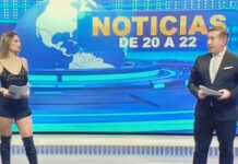 Revuelo en redes por el mini short que usó una periodista en el noticiero de Canal 26: “confieso que me impactó”
