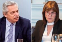 Alberto Fernández demandará a Patricia Bullrich por $100 millones