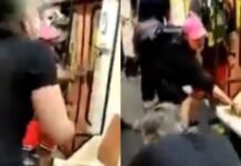 Video: Le sacó un ojo de una piña a un enfermero porque le pidió que usara barbijo
