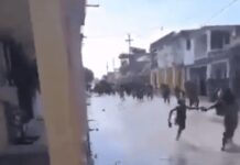 Terremoto en Haití: video impactante de cómo el agua avanza sobre las calles y la gente corre en medio de la inundación