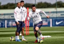 Messi entrenó este sábado junto a Mbappé en la previa a su posible debut en el PSG