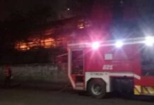 Un incendio consumió el Paseo de las Flores en Jujuy