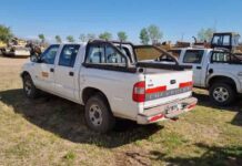 Subastan a precio de remate camiones, camionetas y maquinarias