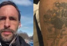 Detuvieron a un periodista chileno en Ucrania y lo liberaron gracias a un tatuaje de Diego Maradona