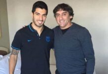 El guiño de Luis Suárez a un allegado a la dirigencia de River