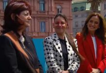 Alberto Fernández le tomó juramento a las nuevas ministras de Desarrollo Social, Trabajo y Mujeres