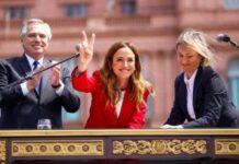 Tolosa Paz, tras jurar como ministra: “Tengan la plena certeza de que van a encontrar una ministra abierto al diálogo siempre”