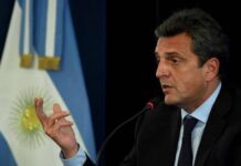 Sergio Massa acusó a Milei y Patricia Bullrich de querer “poner la bandera de Estados Unidos en el Central”