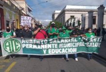 ATE Jujuy marcha en rechazo a las medidas de ajuste de Milei